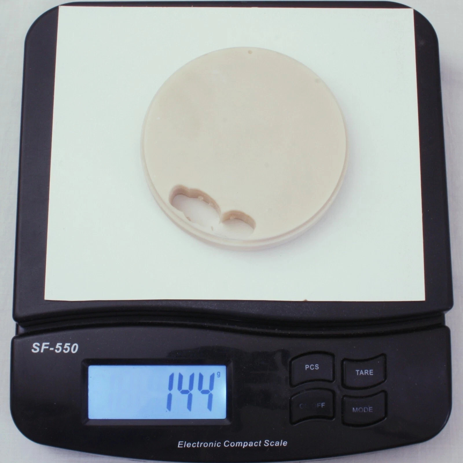 Used Zirlux Temp PMMA – 98×18 mm – Shade B1 – 900-7905 – Use By 2026-03