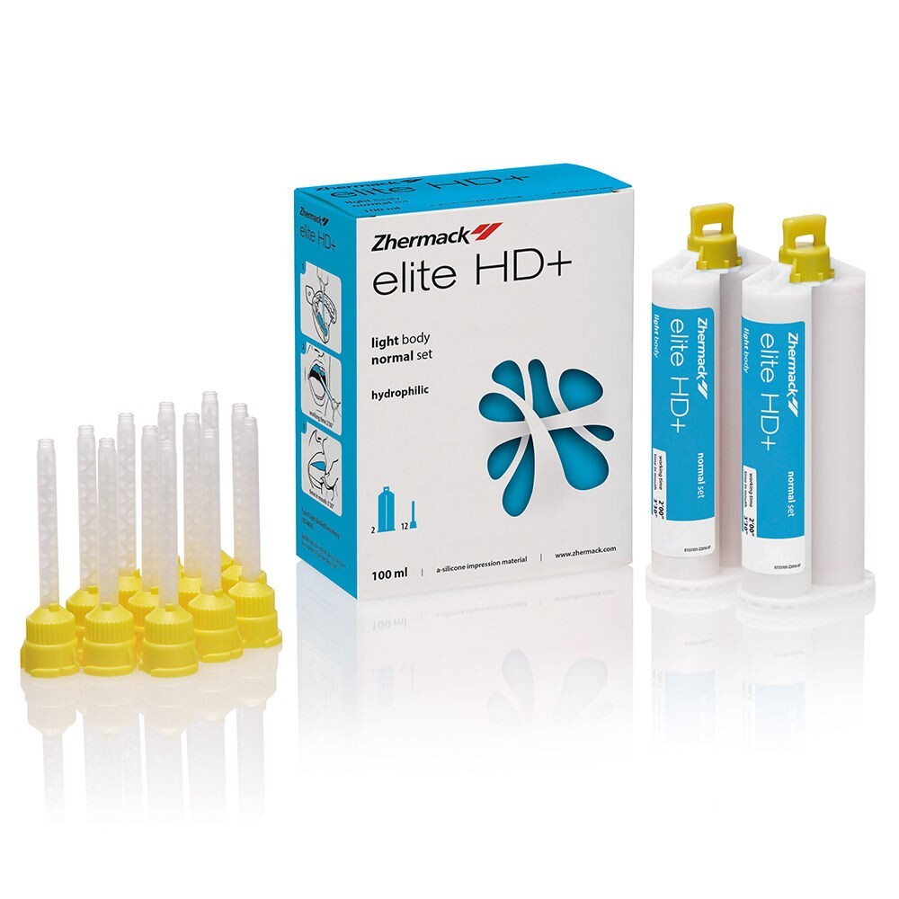 Zhermack Elite HD+ A Silicone Light Body Normal Set Hydrophilic Low Viscosity