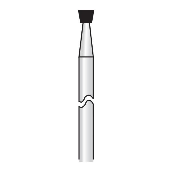 HP010-027 | Reusable Gold Diamond Burs. Inverted Cone Shaped