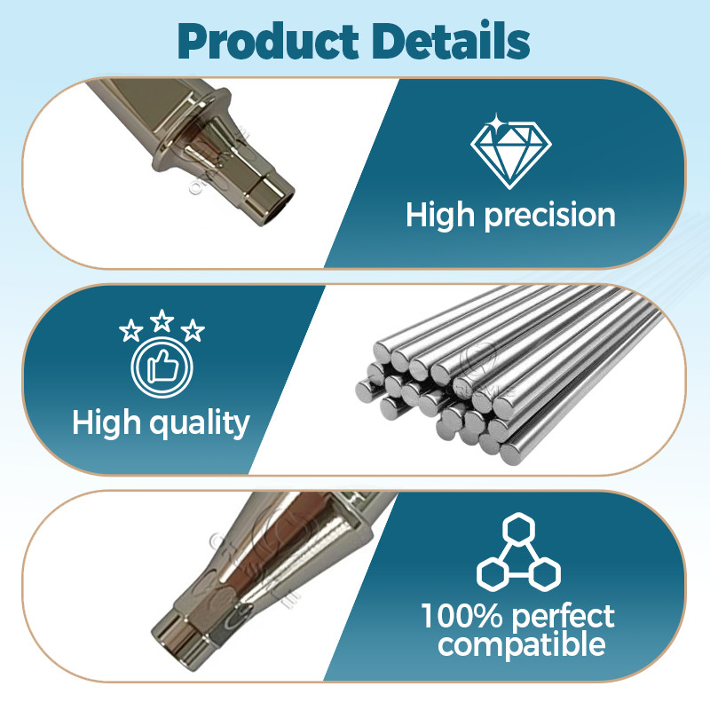 1/4/6/10/20 pcs Straight abutment fit to Megagen Blue Diamond RC GH1-4mm