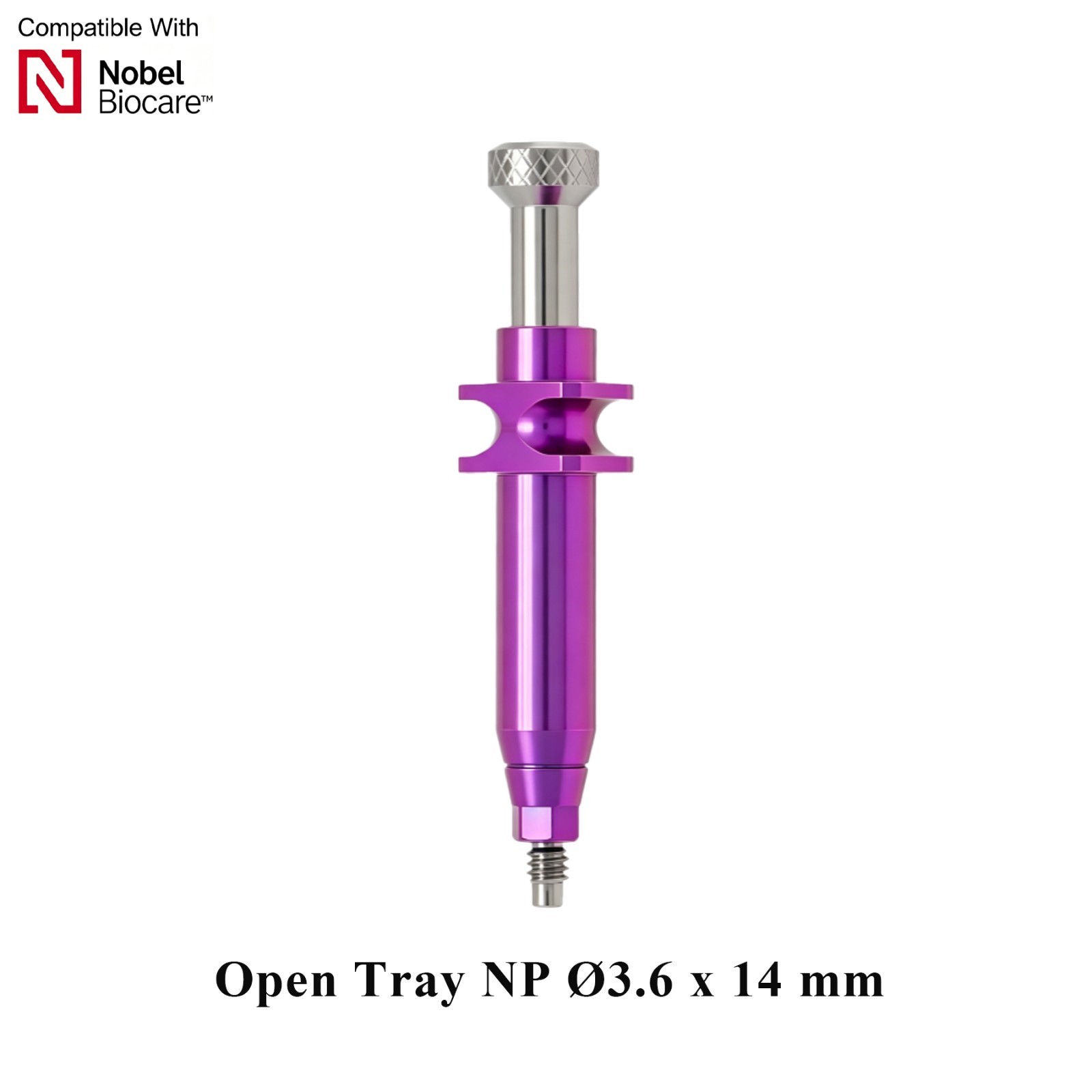 Dental Impression Coping Transfer Tray/Scan/Body/Analog Fit Nobel Active RP/NP