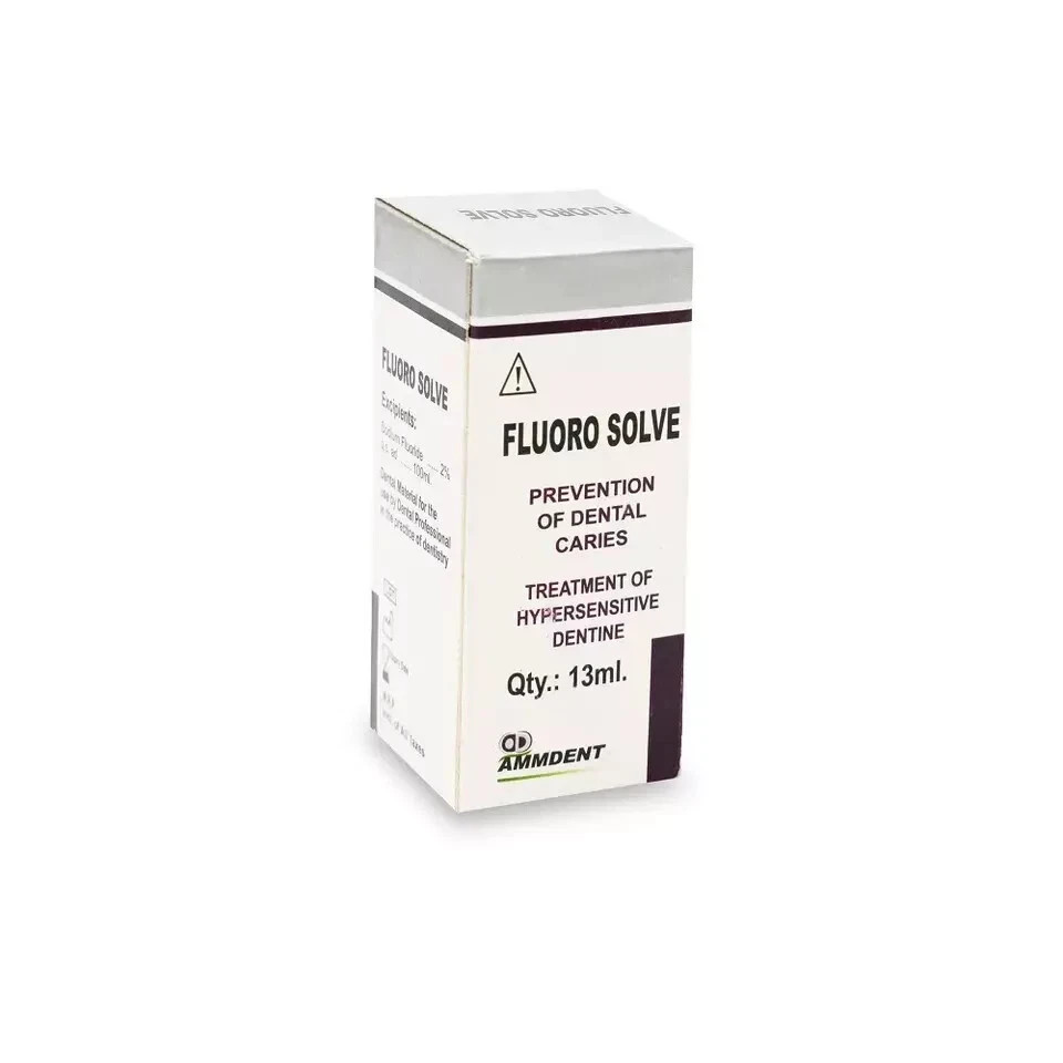 Ammdent Topical Fluoride Solution Dental Fluorosolve Based Desensitizer 13ml