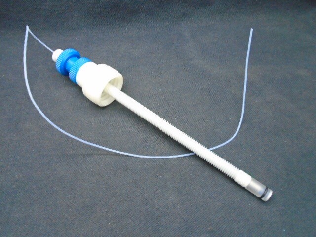 PTFE Small Chromatography Flow Adapters for 1/16” OD Tubing 9” OAH