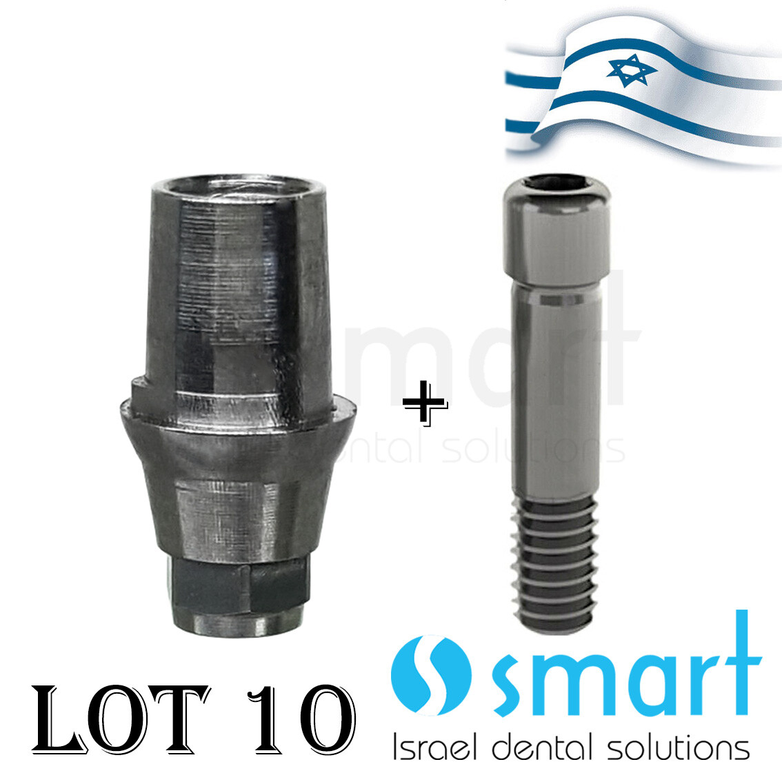 Lotx10 T Base Abutment titanium cad cam Implantium Neobiotech AnyOne