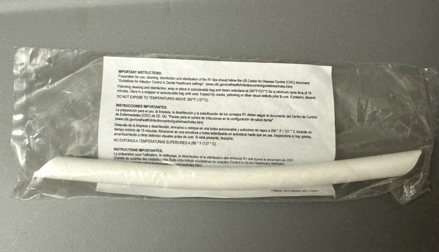 Keystone Dental Evacuator Tip #R1 Reusable Autoclavable High Evacuation HVE