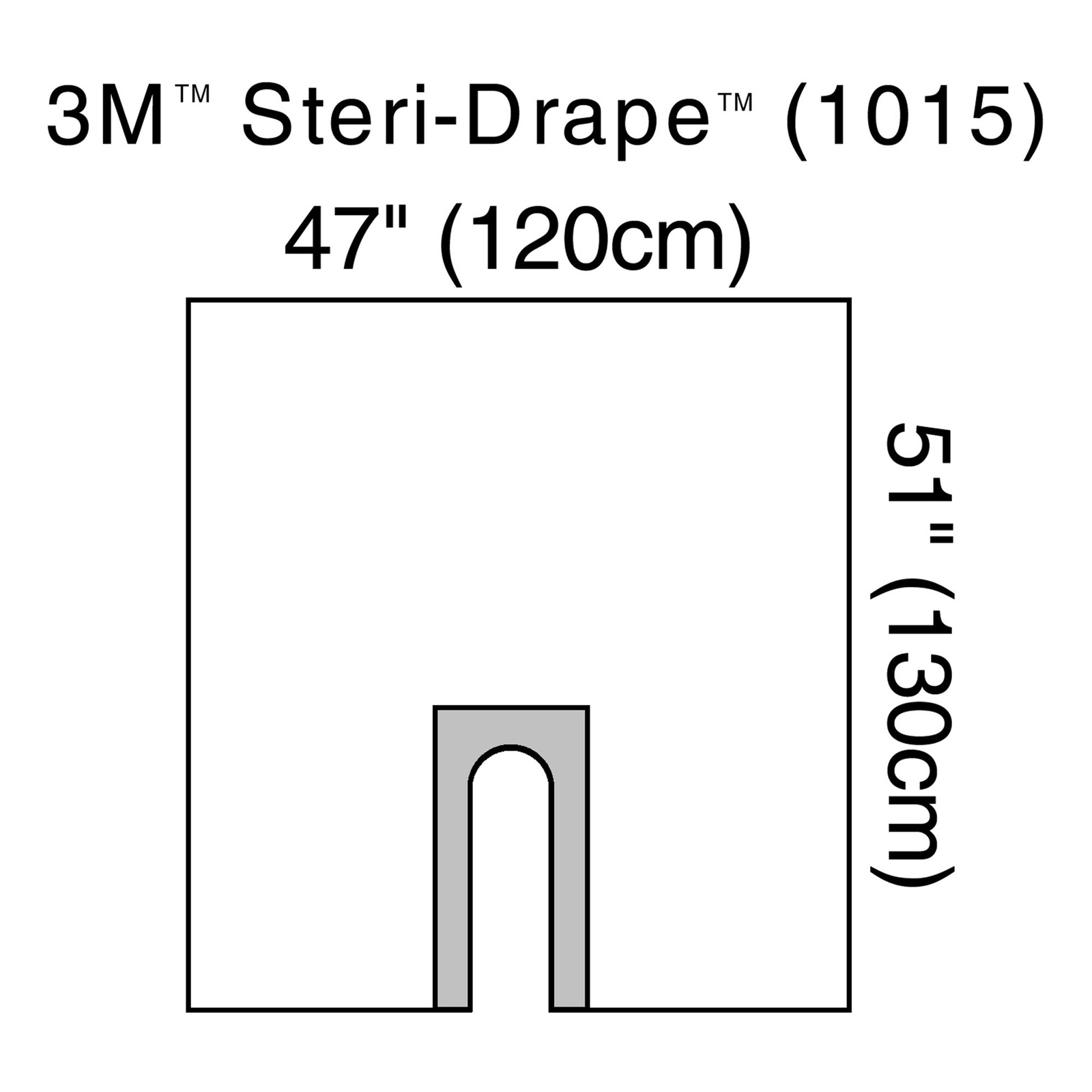 3M Steri-Drape Orthopedic Drape Clear 47 W X 51 L Inch 1015 10 per Box