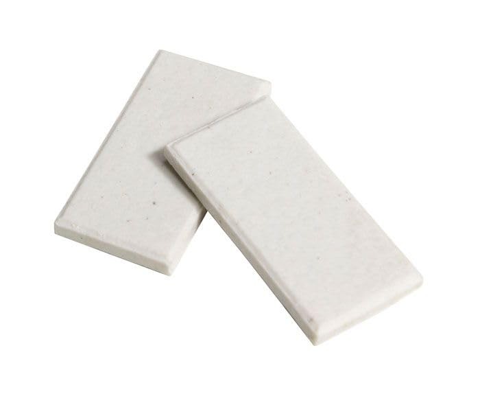 United Scientific™ White Streak Plates, Geology Tools, 2X1,