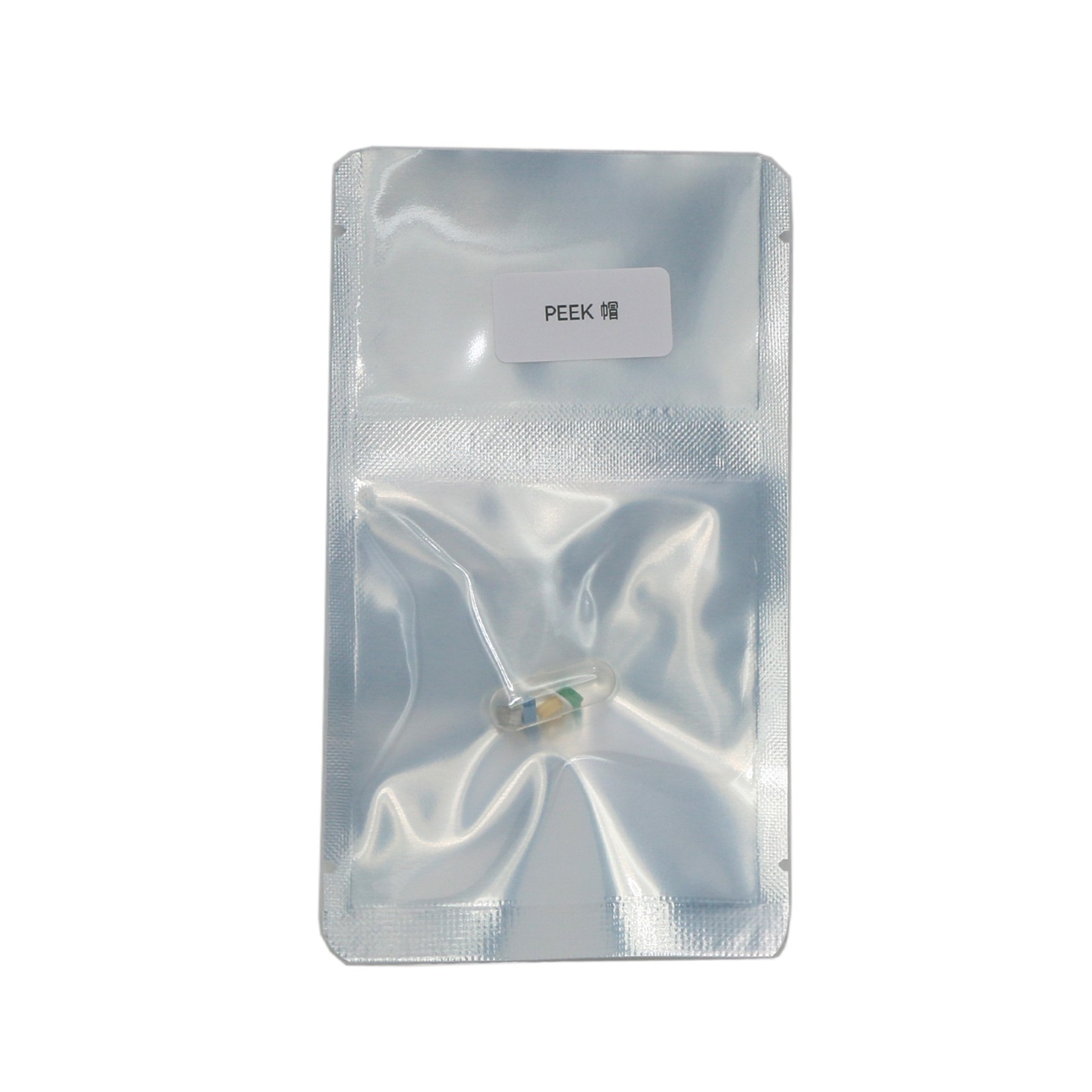 5Pcs Dental Novaloc Retention Inserts Caps Kit Peek Matrix Titanium Housing Caps