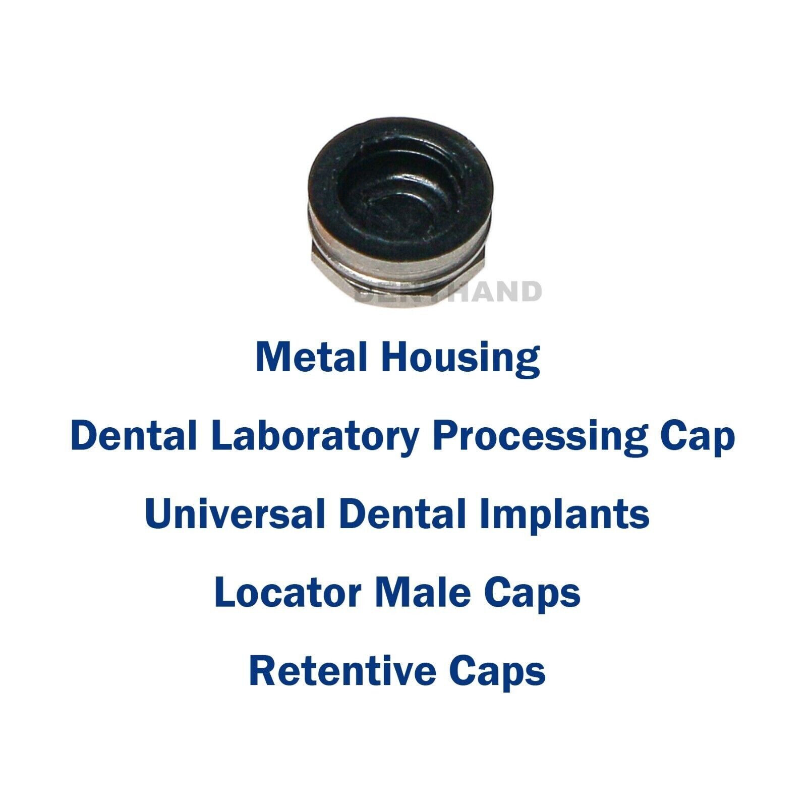 Dental Overdenture Abutment 5.0mm & Implant Retention Caps Tool fit Straumann RC