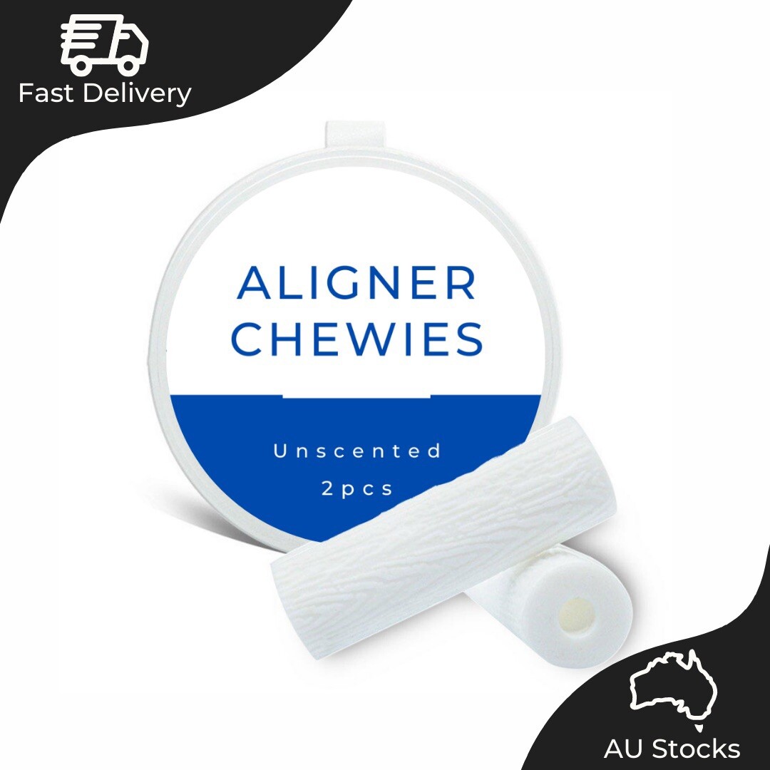 2PCs/Box NEW – Aligner Chewies/Seater Orthodontic Dental Chewies, Unscented