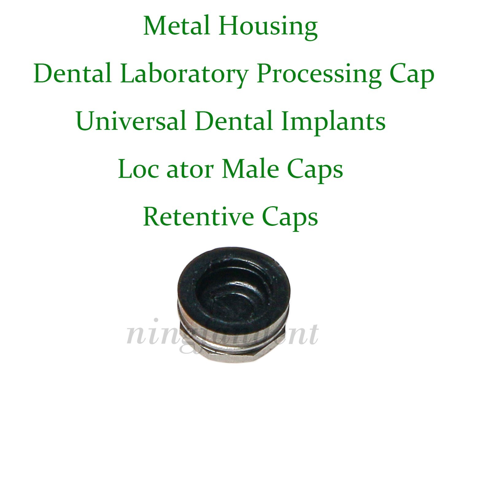 US Dental Attachment System Locator Abutment Retention Caps Replace Inserts Set