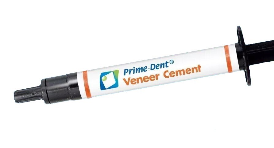 Prime Dental Dental Veneer cement 2.0gm syringes + tips (all shades)