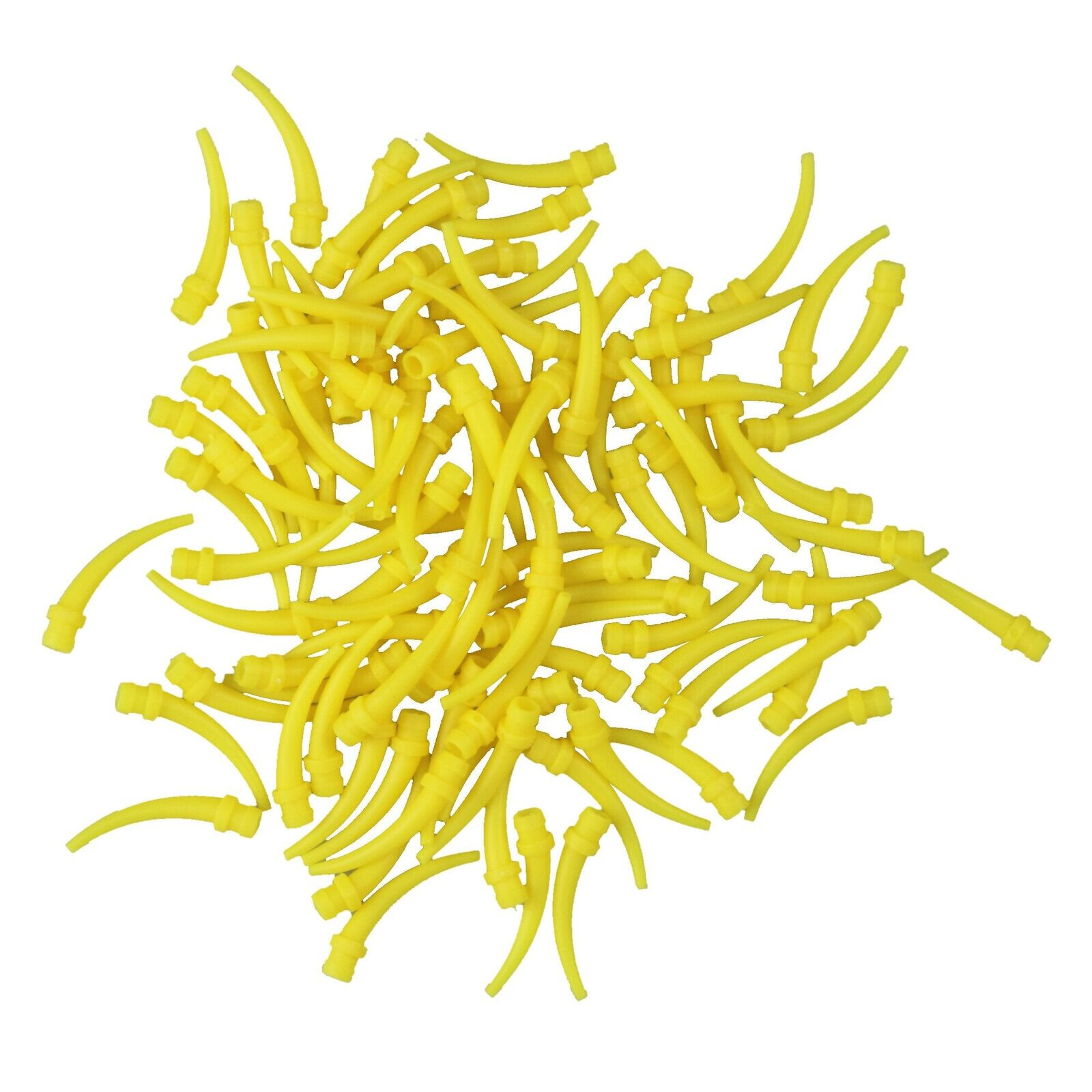 100Pcs/Bag Dental Disposable Intra Oral Impression Mixing Tips For Yellow Mixers