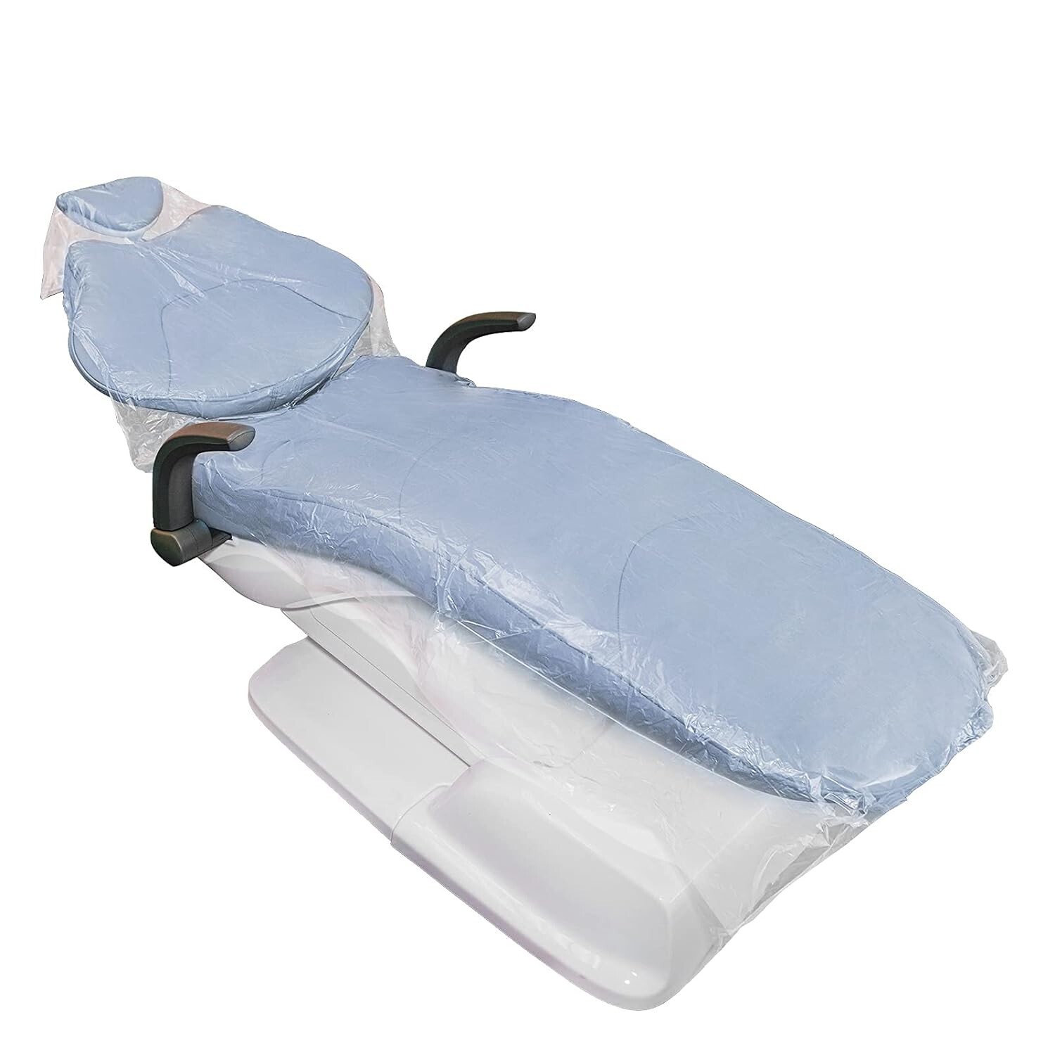 375/3Boxes JMU Dental Plastic Full Chair Cover Sleeves Clear Size 29″ x 80″