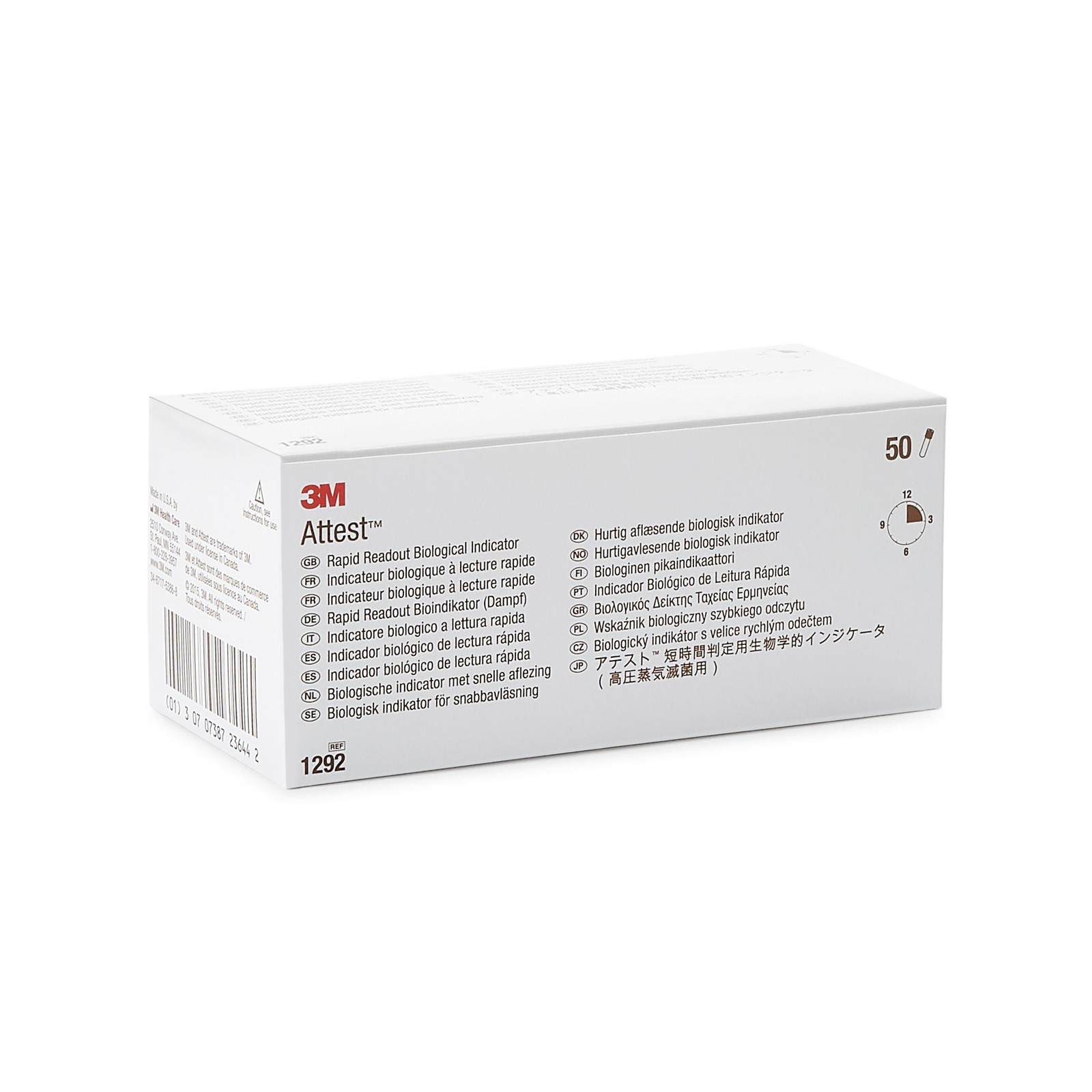 Attest Rapid Readout Sterilization Biological Indicator Vial Steam