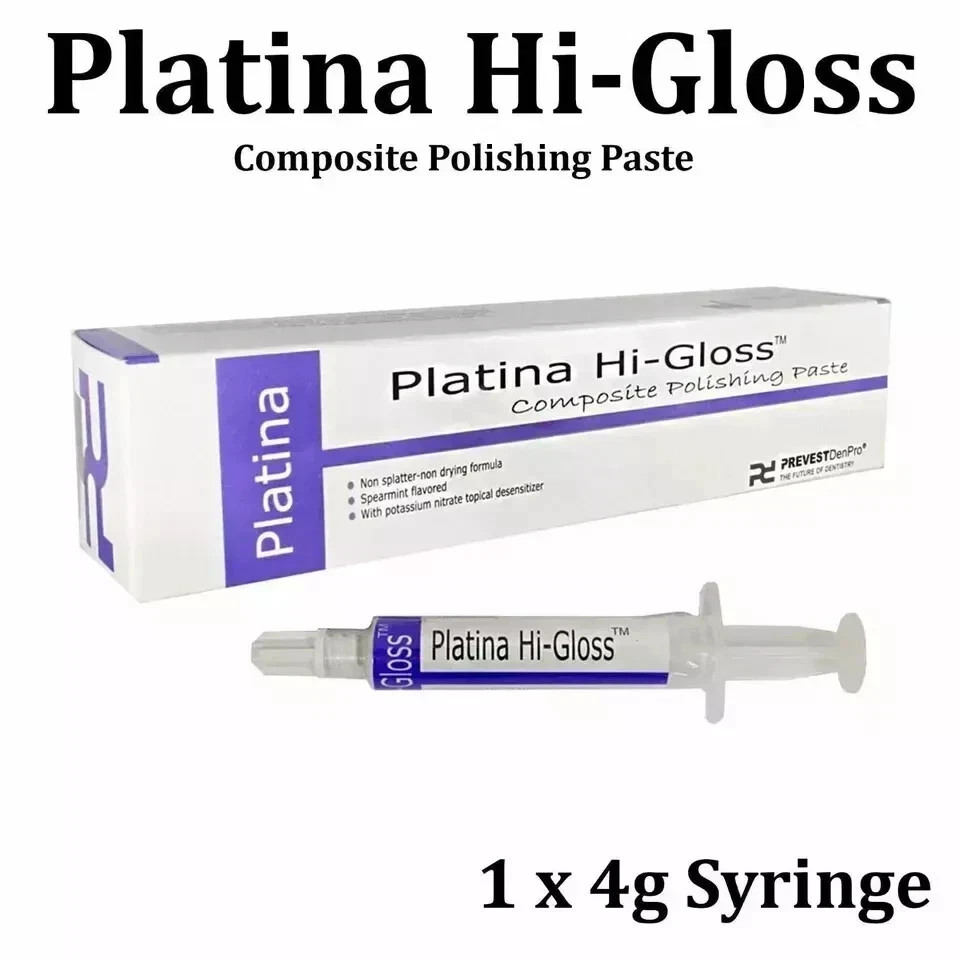 Prevest Teeth Crown 4 gm Dental Platina Hi-Gloss Composite Polishing Paste FS