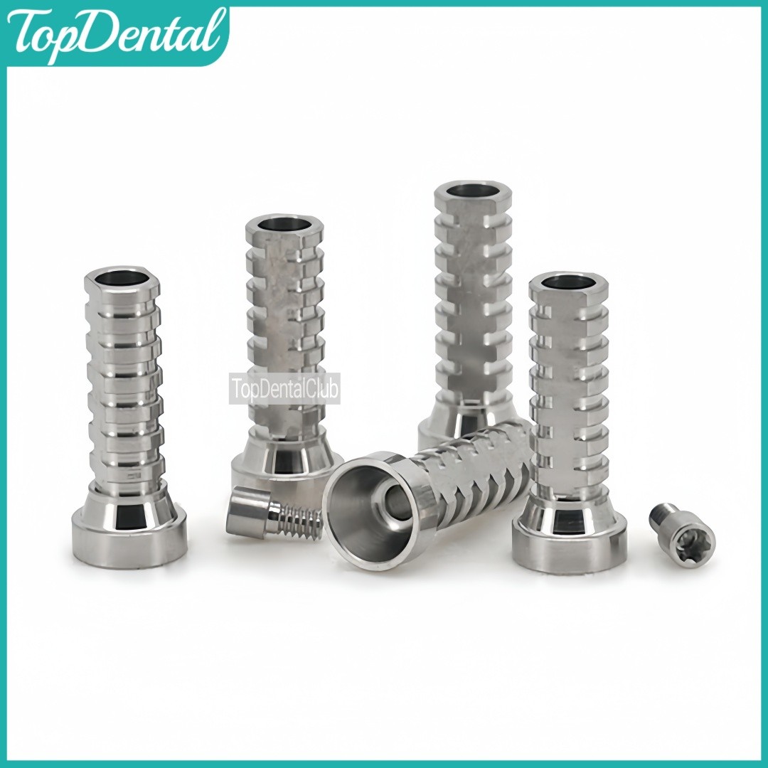 ⌀4.8 Dental Titanium Cylinder Multi Unit Temporary Abutment Ti MU Lab Fits Nobel