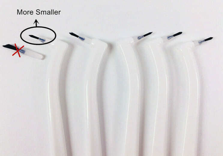 Dental Disposable Black Brush Tips Bond Etch Applicator Micro Brushes FreeHandle