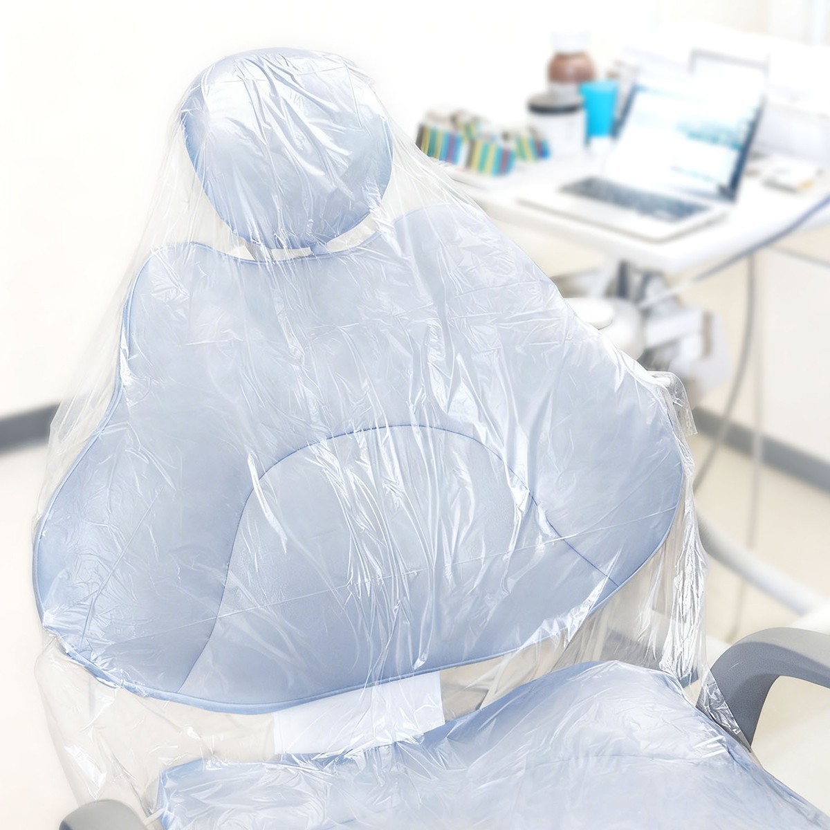 125pcs Dental Unit Chair Sleeves Cover Full Disposable Protective Soft Durable
