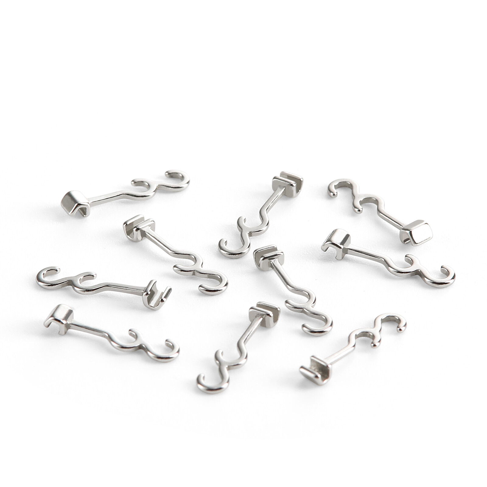 JMU Dental Orthodontic Crimpable Hooks 10Pcs/Bag 2.1/4/5.4/7mm