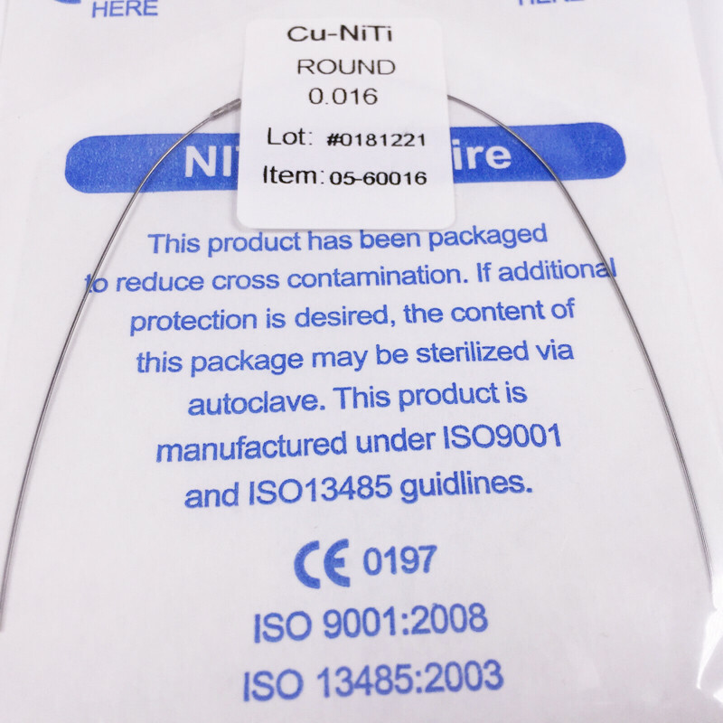 Dental Orthodontic Copper Cu-Niti Wires Arch Wire Rectangular Round Damon Type
