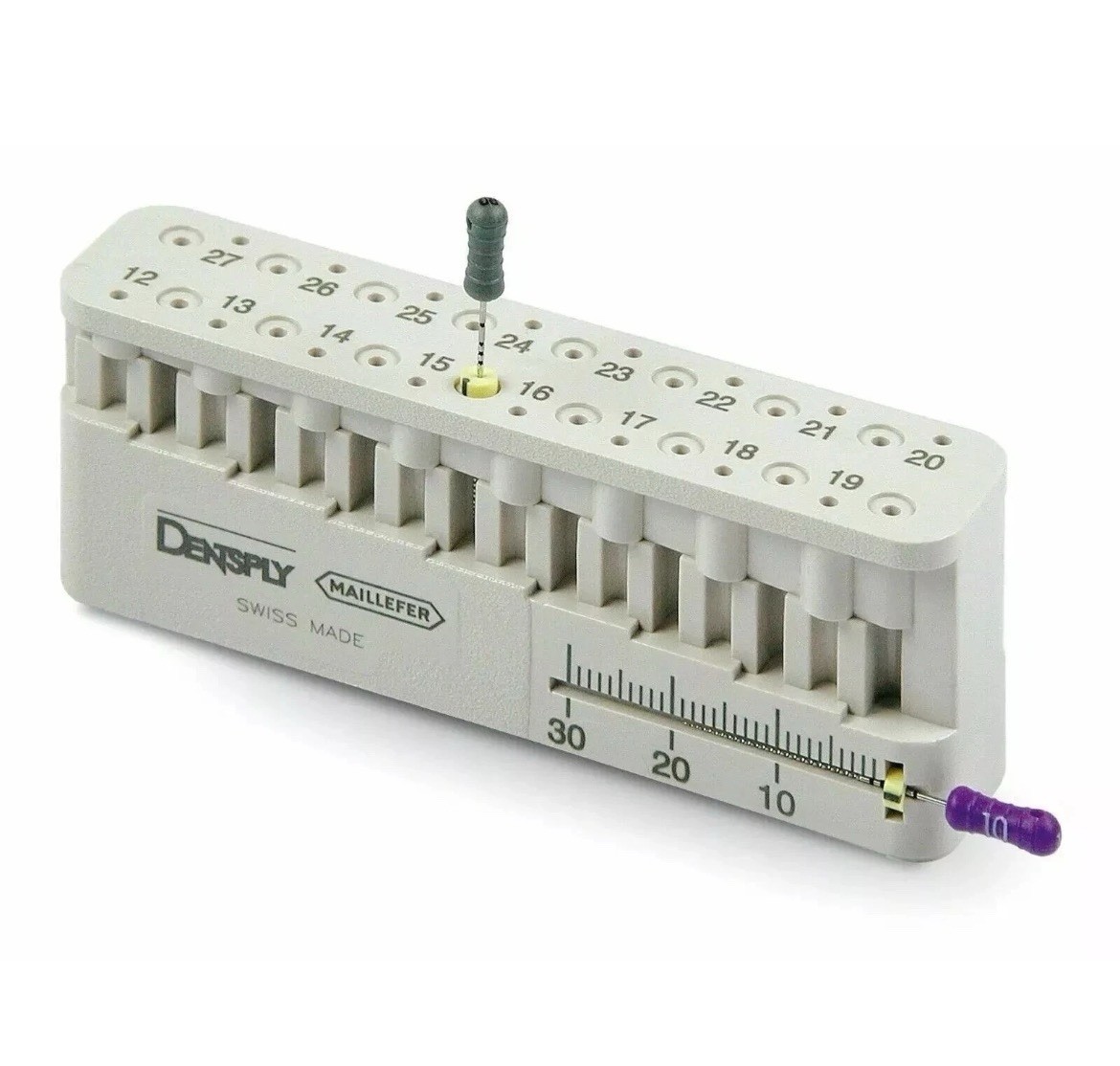 Dental MINI-ENDO-BLOC, Endo Measuring Block Regla De Endo Ring