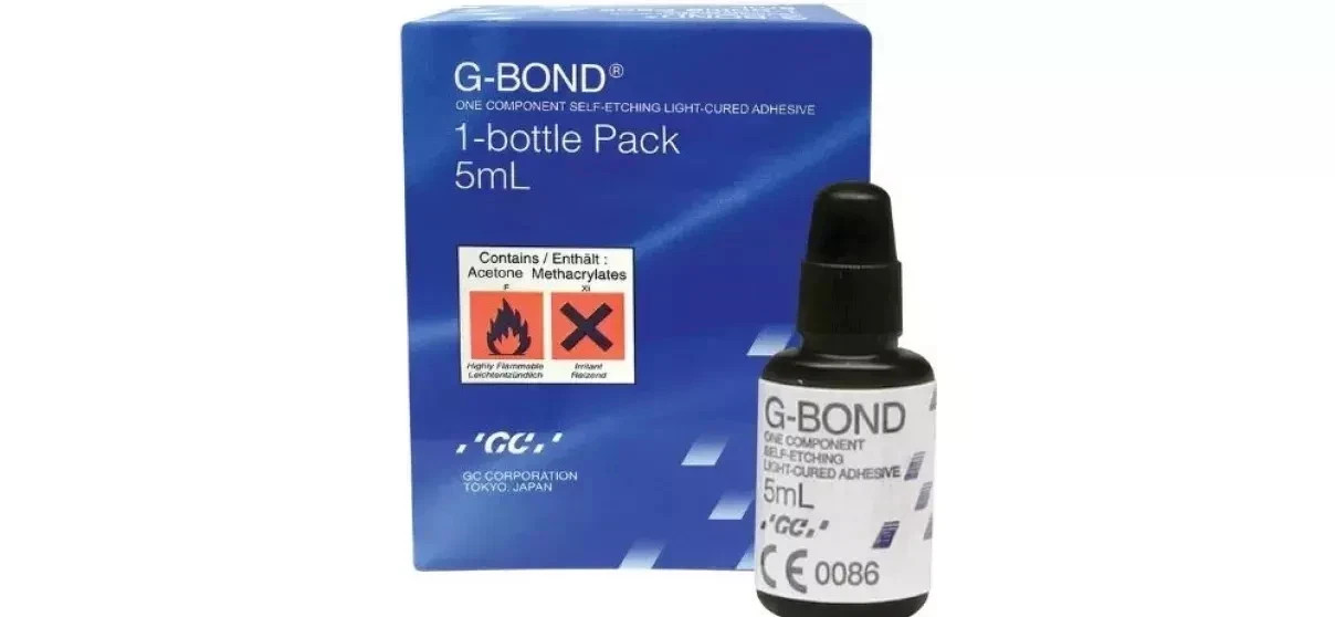 GC G Bond One Component Self Etching Light Cured Adhesive 5 ML Free II Ship
