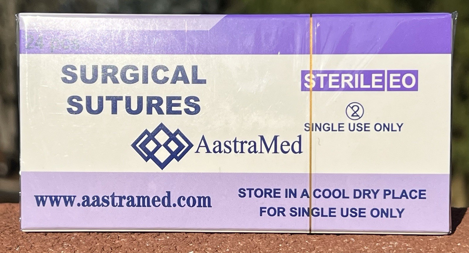 0/0 PGA Suture, 48ct (2 Boxes) Polyglycolic Acid Veterinary Dental Surgical