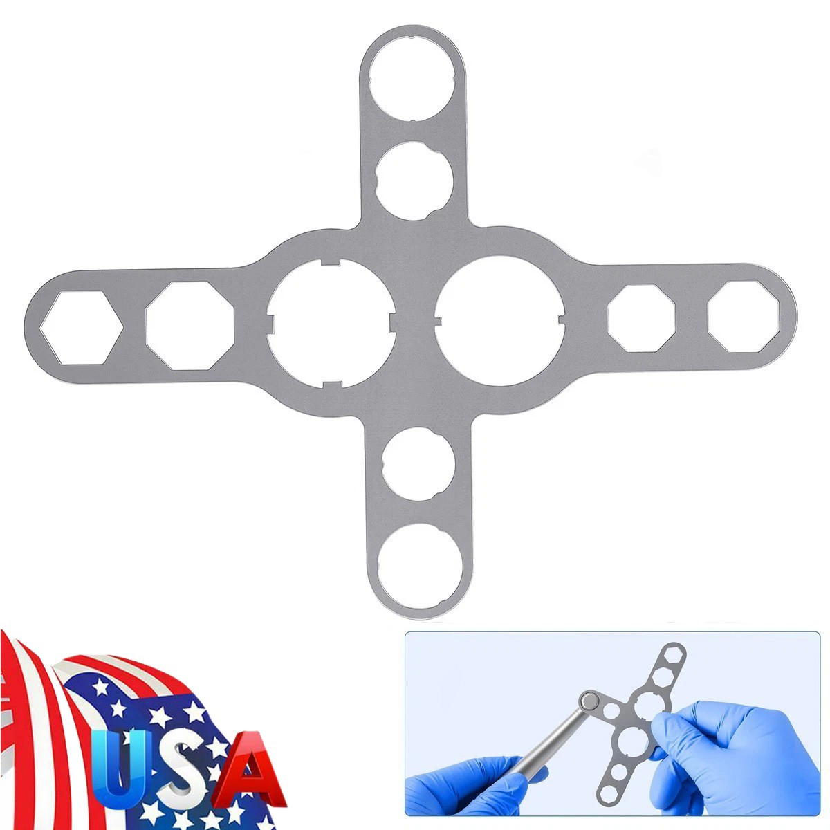 Dental High Speed Handpiece Back Cover Implant Wrench fit Implant Motor Turbine