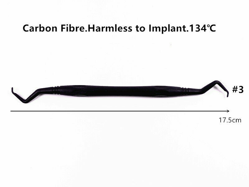 1set/4pcs Dental Carbon Fibre Harmless Scaling Periodental Abutment 134℃