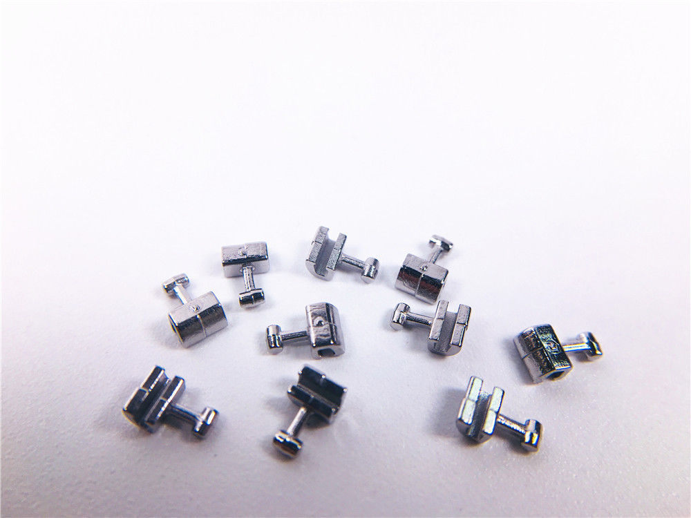 100Pcs Crimpable Hooks Short Rectangular Hole Wire Dental Orthodotnic Archwires