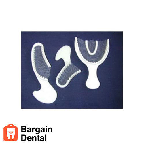 100 Pcs Sideless Posterior Disposable Impression Bite Registration Trays