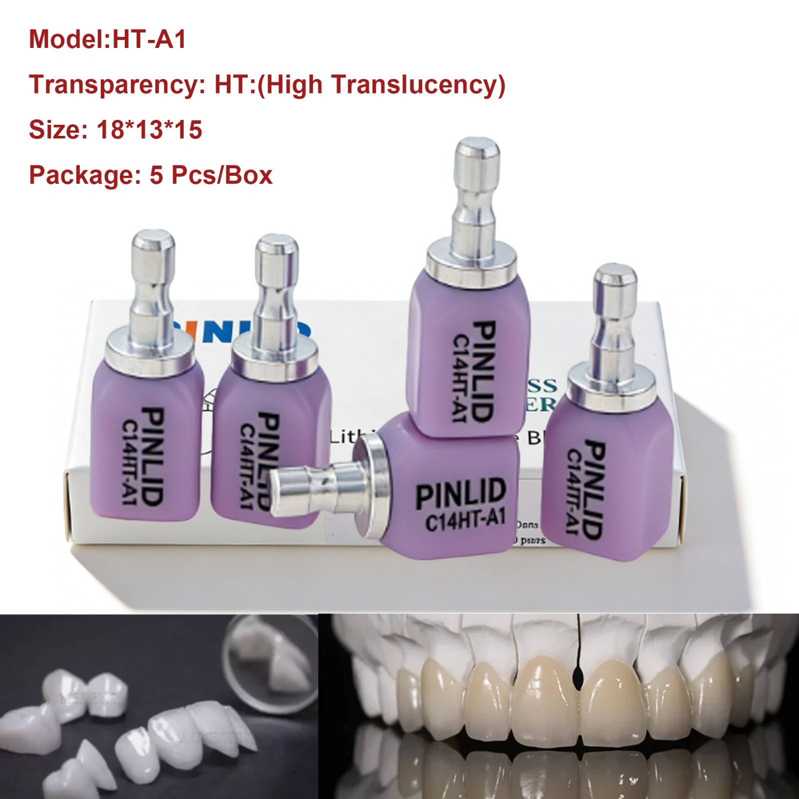 US Lab Lithium Disilicate C14 Glass Ceramic Blocks CAD CAM Sirona Cerec Veneer