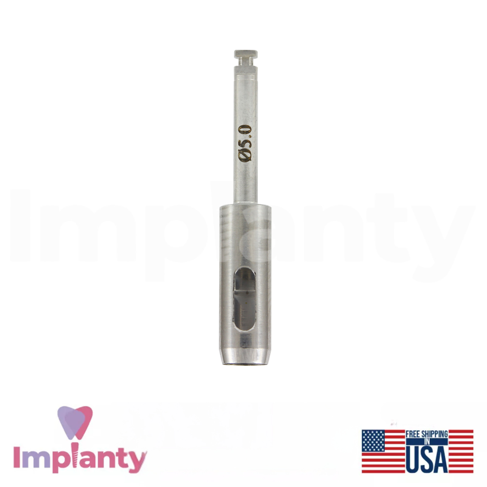 4x Dental Tissue Punch Drills Stainless Steel Soft Tissue Removal Dentistry Tool