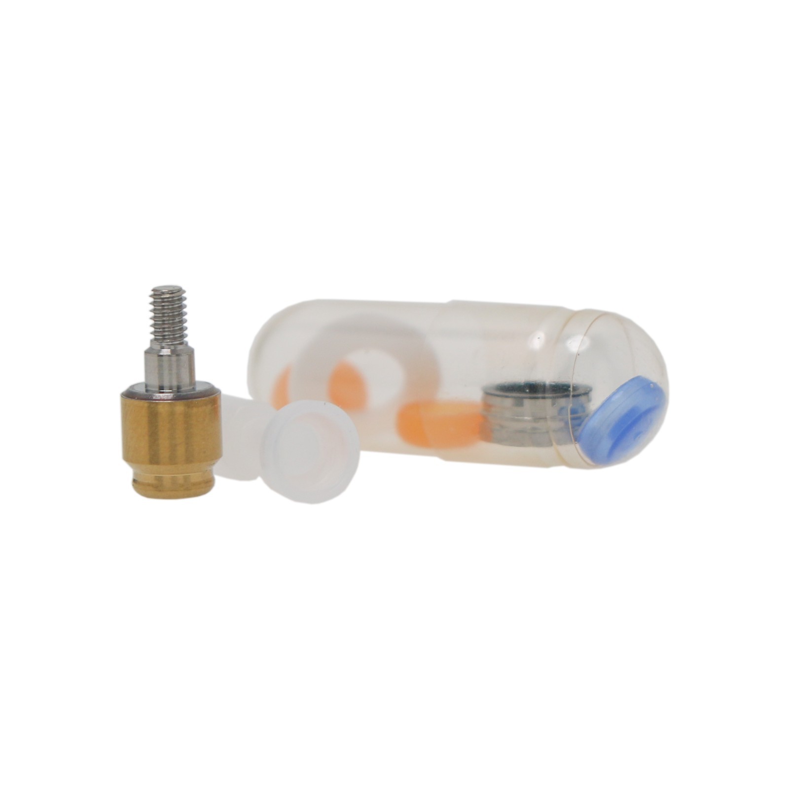 US Locator Overdenture Abutment Fit Zimmer Screw-Vent 4.5mm Male Cap Kit Implant