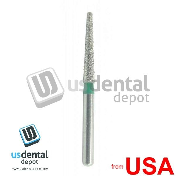 FG Diamond – 10pk burs TF-12C – 847-018C FG – Long Taper Flat End Mediu 114893