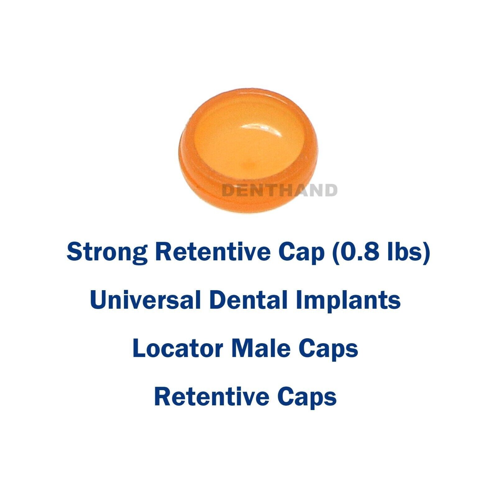 Dental Overdenture Abutment 5.0mm & Implant Retention Caps Tool fit Straumann RC