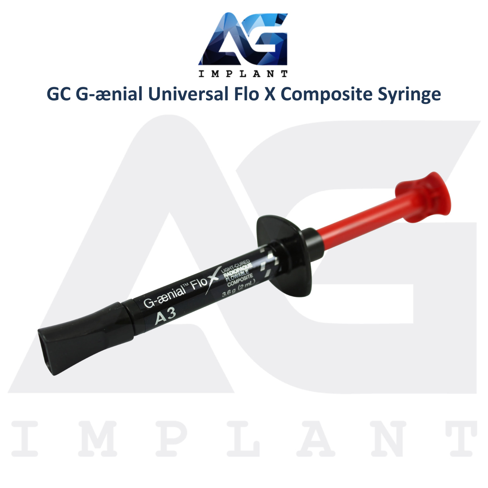 Dental G-ænial Universal Flo X Composit 3.6g Light Cure Versatile Restoration