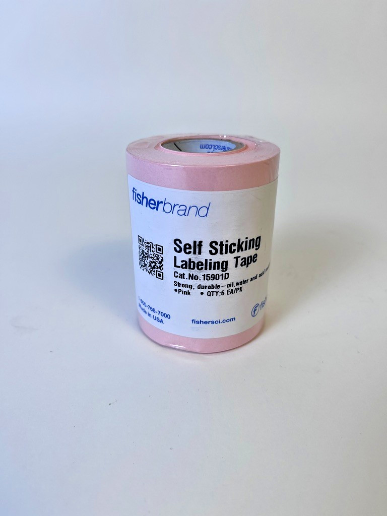 Fisherbrand Self-Sticking Labeling Tape Pink 15901D Pack of 6 Rolls New Sealed