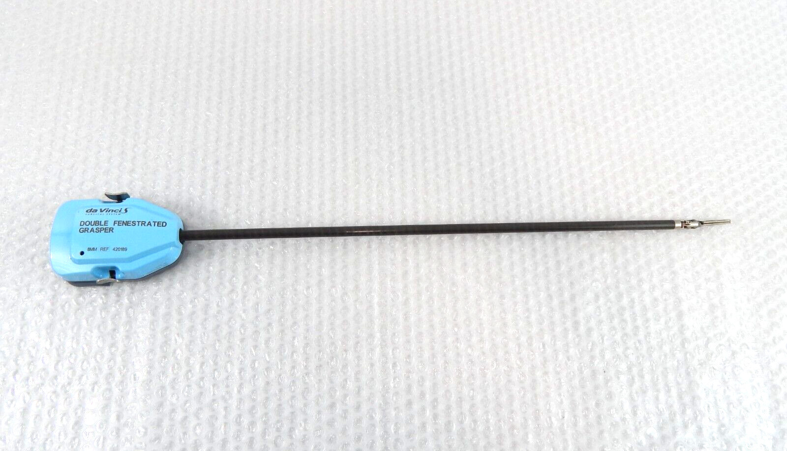 DA VINCI S 420189 INTUITIVE SURGICAL DOUBLE FENESTRATED GRASPER 8mm