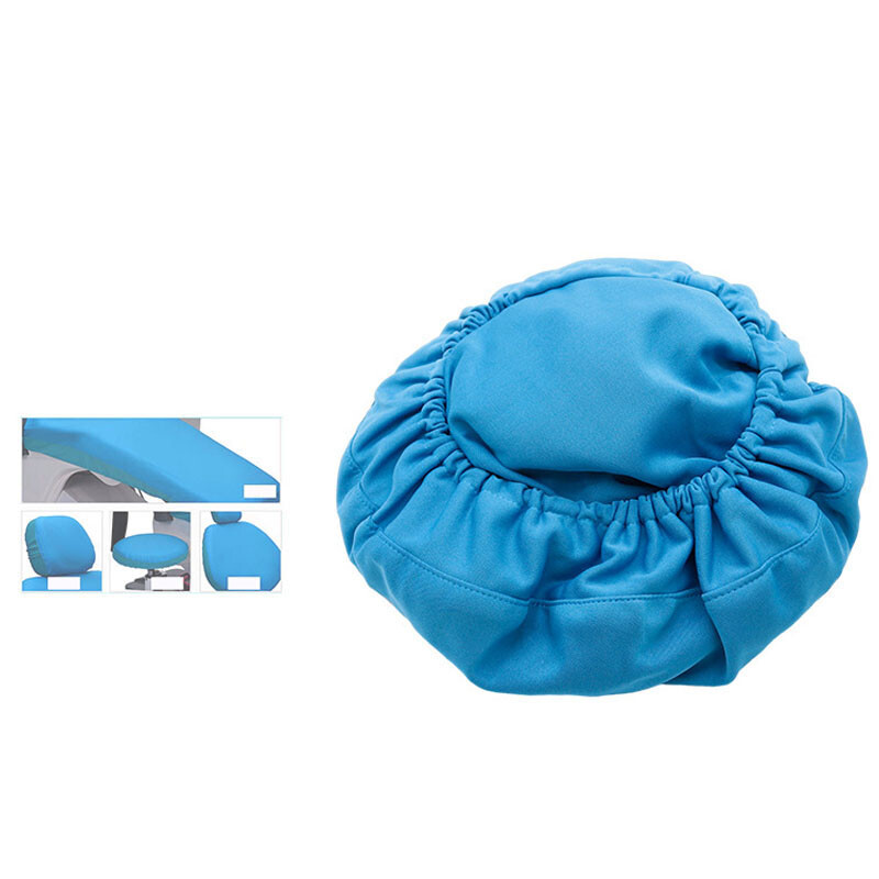 Dental Unit Chair Covers Thick Elastic Fabric Dentist Stool Protector 4Pcs/Set