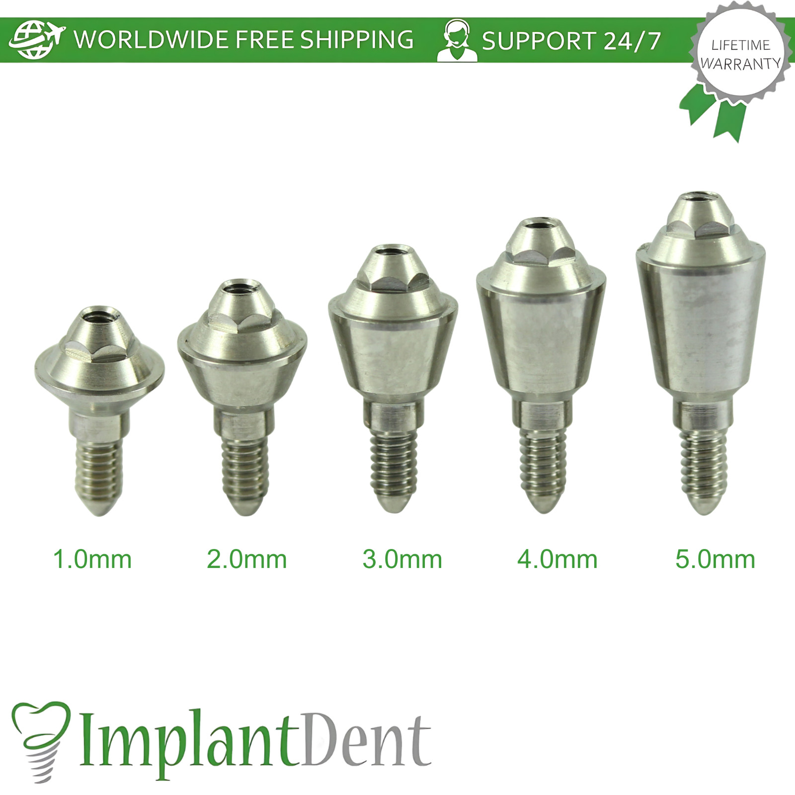 X10 Multi Unit Straight Ø4.9mm Prosthetic SP Int Hex P64 AB Dental Compatible
