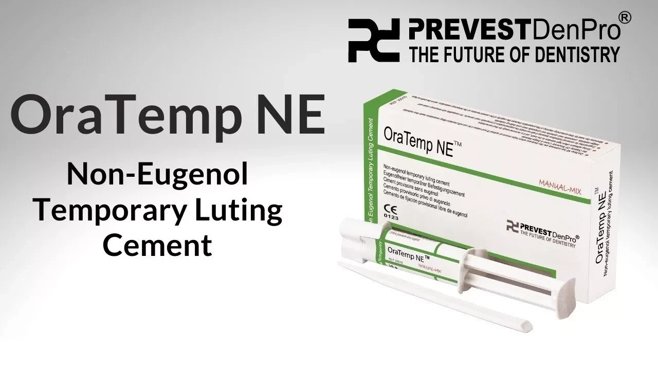 Prevest Denpro Oratemp NE Non-Eugenol Temporary Luting Cement Manual Mix 15g.