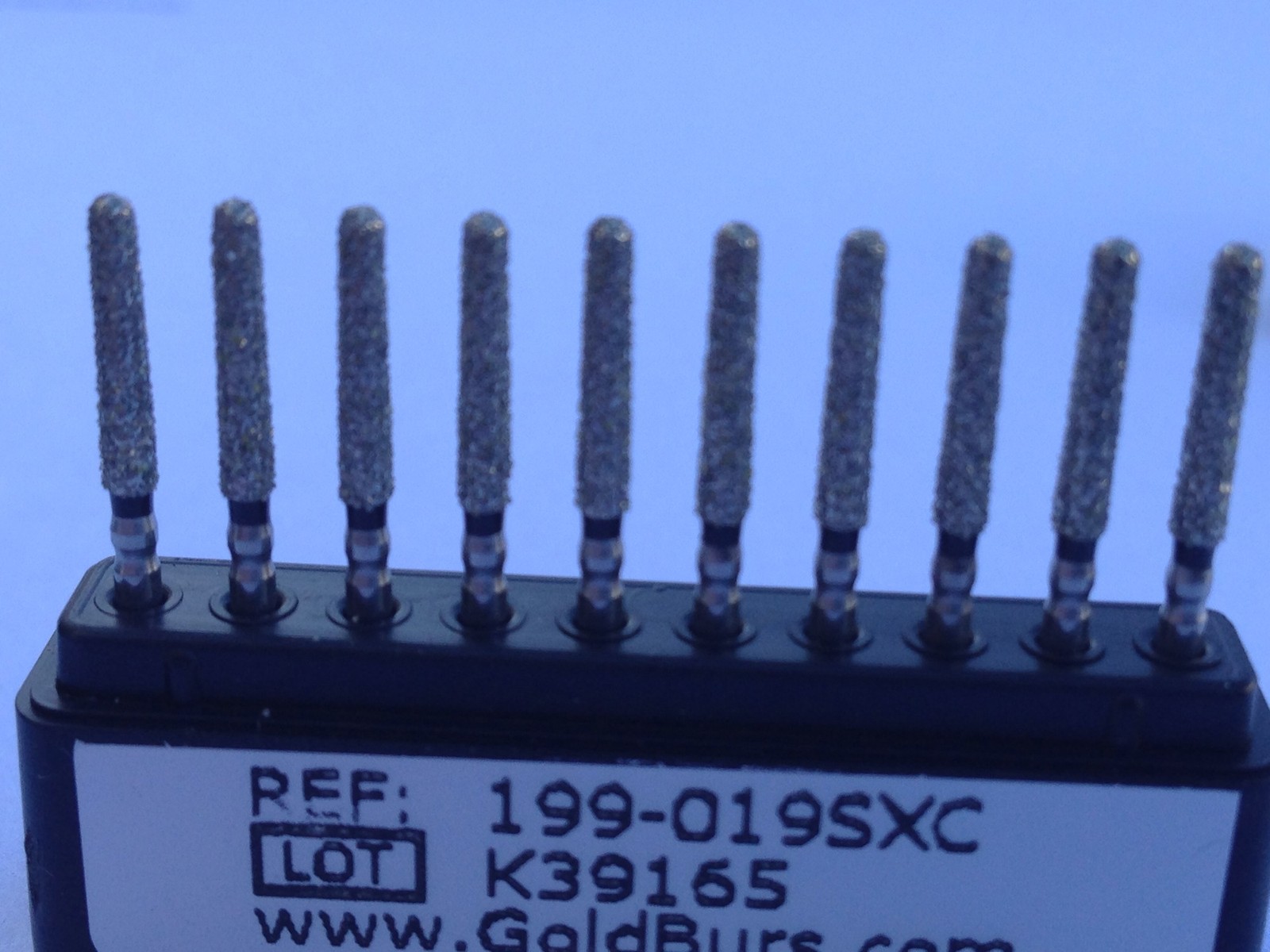 Diamond Burs 50 X 199-850-019SXc 1.9 mmDiameter 10mm Cutting Length. #199-019Sxc