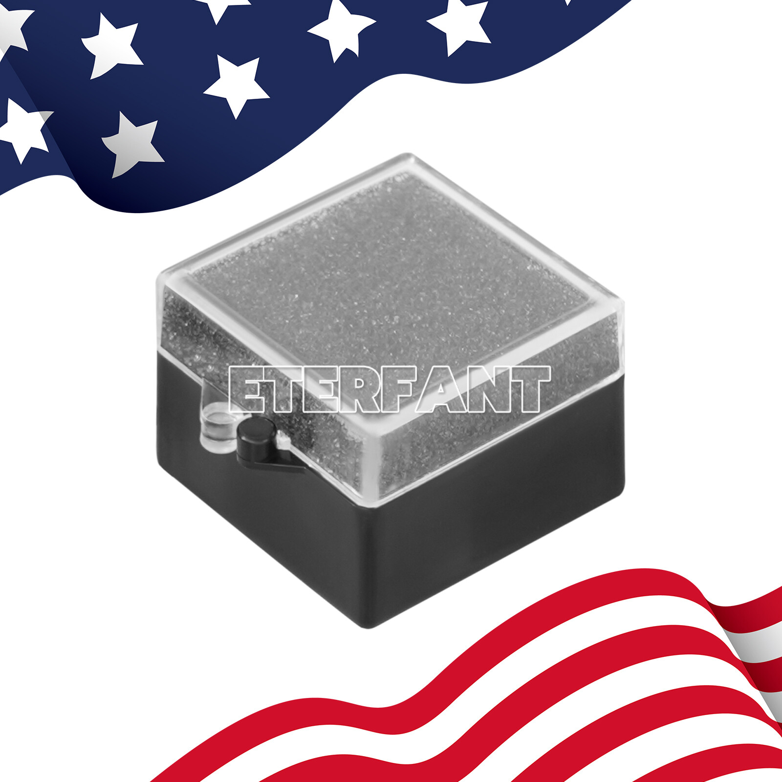 Dental Crown/Bridge Box Black with Sponge Fillers/Yellow Dental Box w/Membrane
