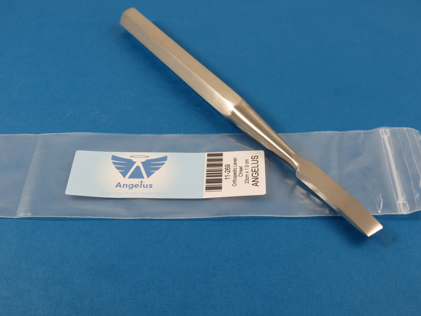 Medical Orthopedic Surgical Bone Chisel Lexer 23 cm x 1.0 cm ANGELUS