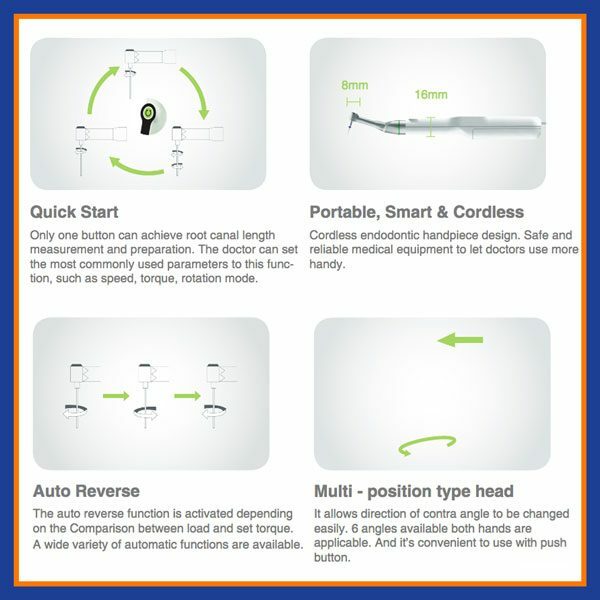 Beyes EndoPilot, Cordless Endodontic Handpiece