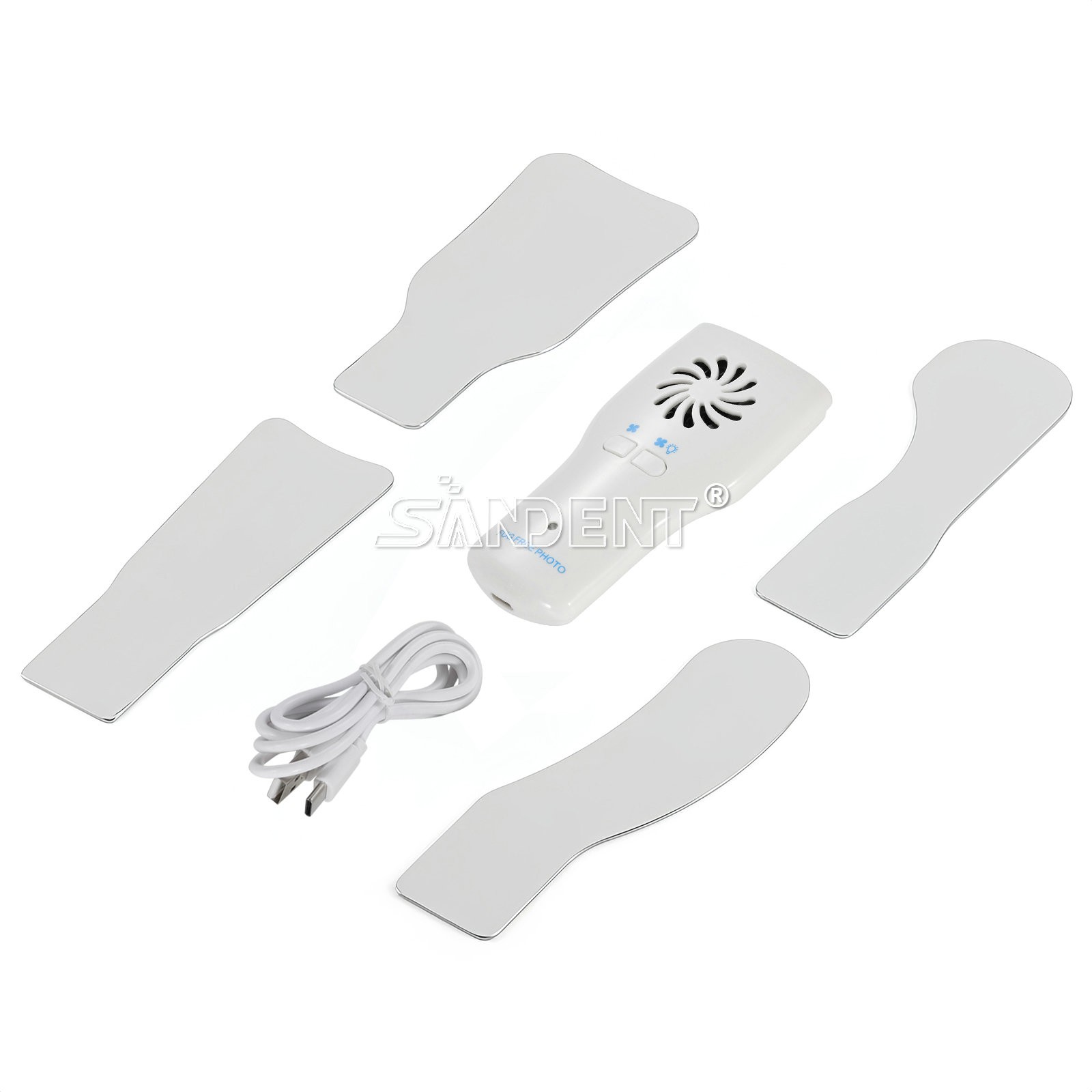 Dental Orthodontic LED Automatic Anti-fog Mirrors for Oral Photography Reflector