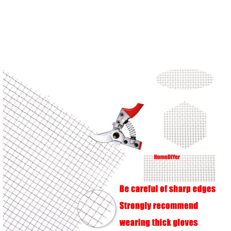 304 Stainless Steel Woven Wire Mesh Screen Metal Filter Grading Sheet 5-500 Mesh