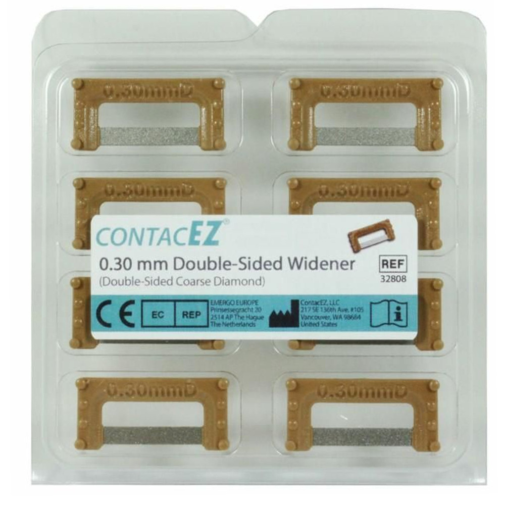8pcs Dental ContacEZ Brown Widener 0.30mm Set